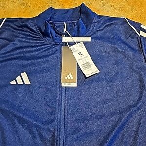 Adidas Navy Soccer Track top size XL  -NWT